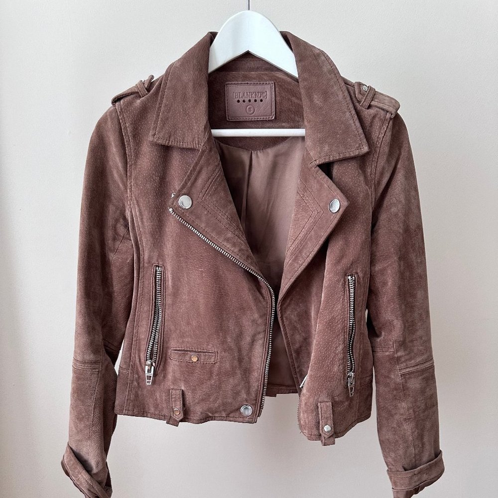 Blank NYC Suede Moto Jacket